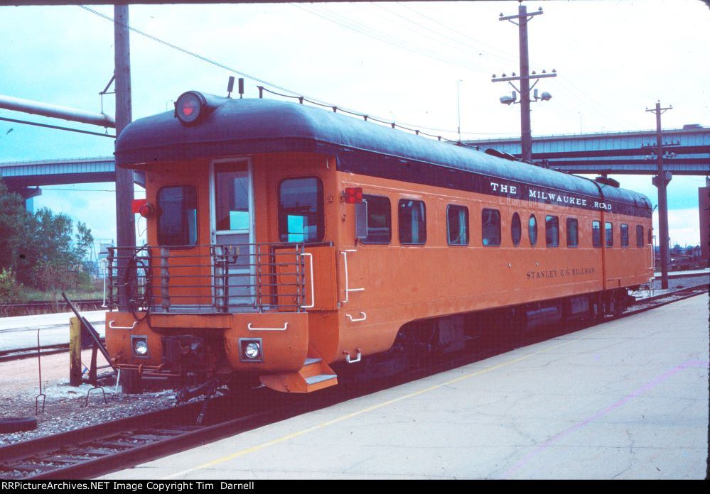 Milwaukee Road Business car Stanley E.G. Hillman